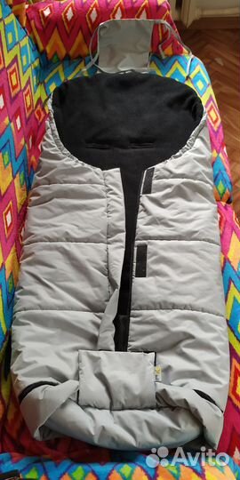 Утеплённый конверт в коляску leokid