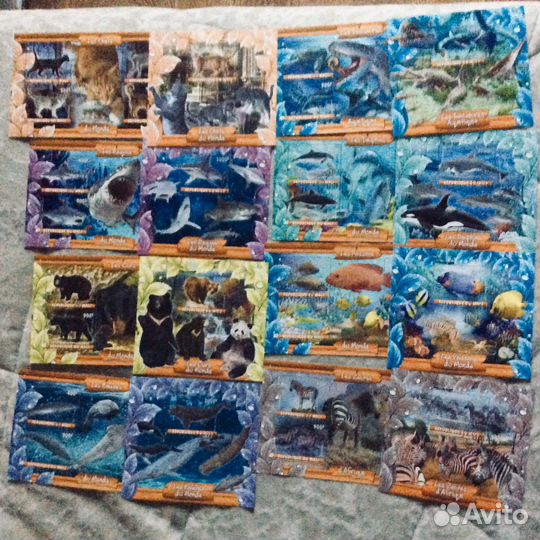 Блоки марок. Флора и Фауна