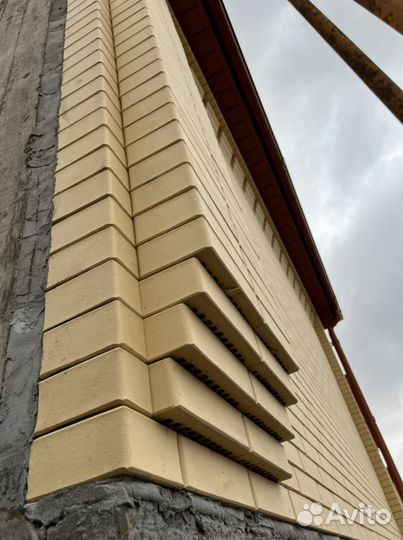 Кирпич облицовочный лср слоновая кость (бежевый)