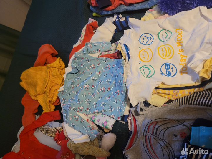 Вещи пакетом на девочку 80 86