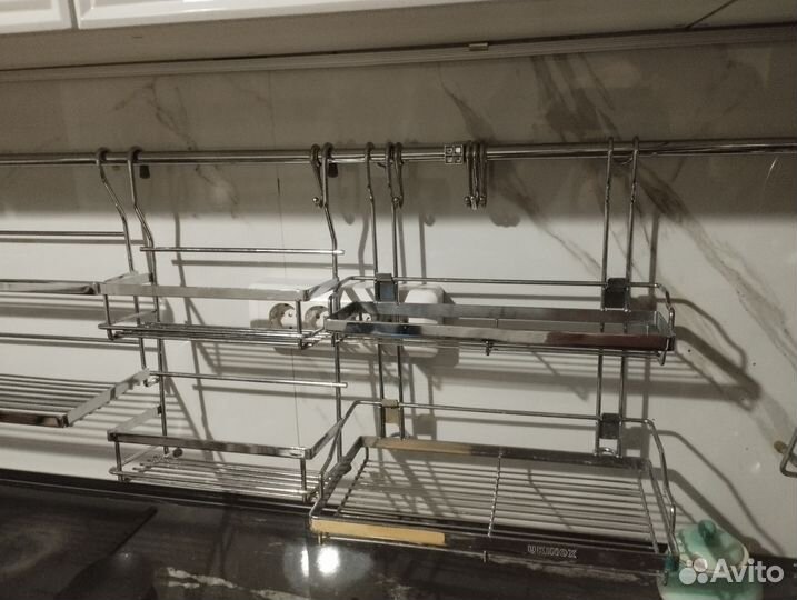 Полки для рейлинга, выдвижная полка для ящика