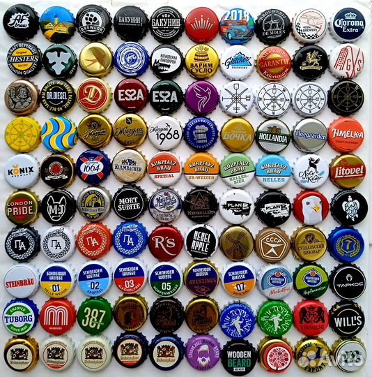 100 кронен пробка крышка пиво коллекция 19.09