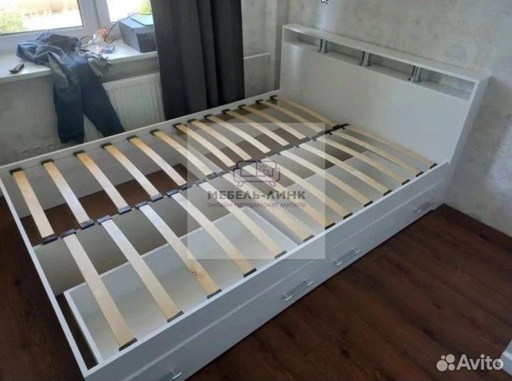Кровать 140х200 с матрасом