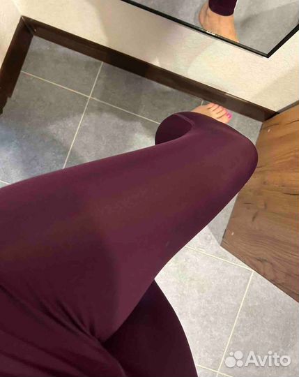 Demix леггинсы бордо