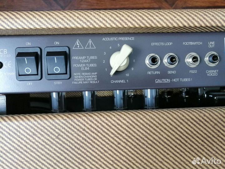 Ламповый гитарный комбоусилитель carvin 212 belair