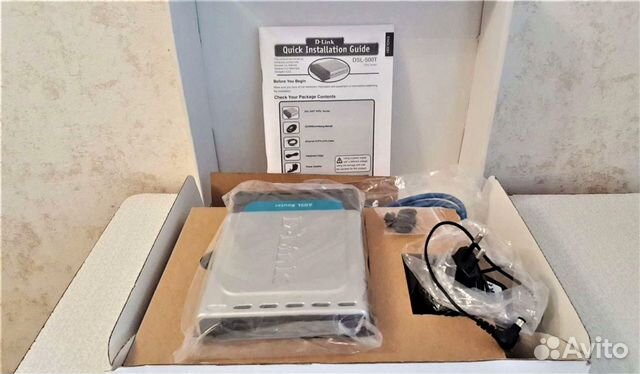 Модем роутер DSL-500T/RU