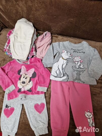 Вещи пакетом на девочку 86 92 98