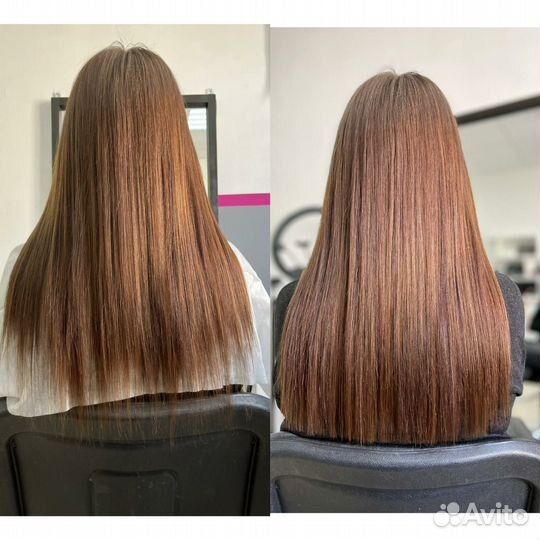 Наращивание волос термволокном