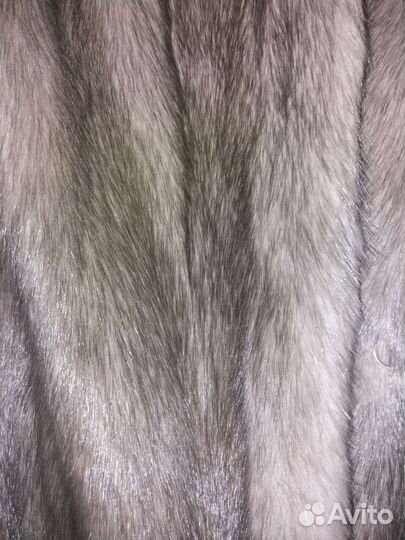 Шуба норковая серая