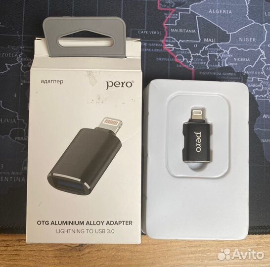 Адаптер OTG Adapter pero AD02 Lightning to USB 3.0