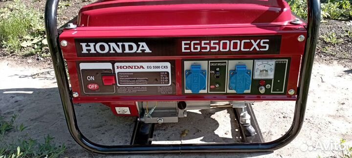 Генератор бензиновый honda eg 5500cxs