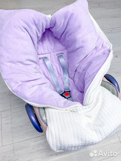 Зимний очень теплый конверт-одеяло на выписку