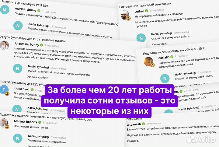 Составление и сдача налоговой декларации для ИП