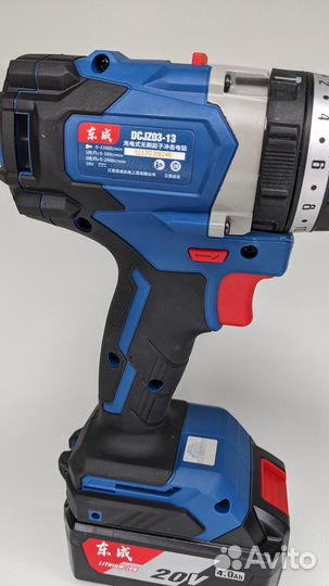 Мощный шуруповерт DongCheng dcjz03-13 20V 120 нМ