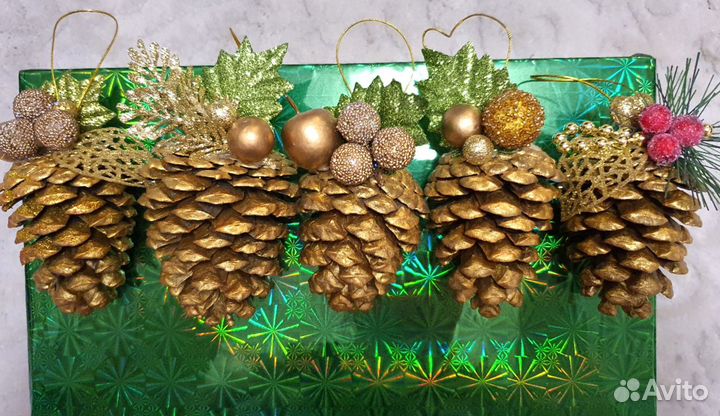 Елочные игрушки ручной работы