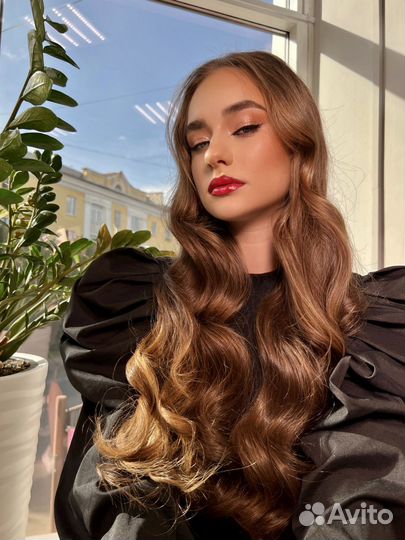 Прическа/локоны/укладка/образ 4 руки/курс себяшк