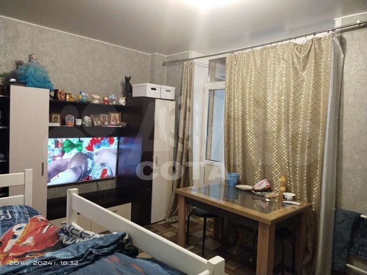 Квартира-студия, 25,4 м², 1/10 эт.