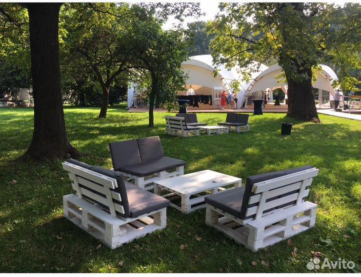 Аренда мебели из палет