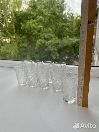 Хрустальные рюмки и бокалы СССР