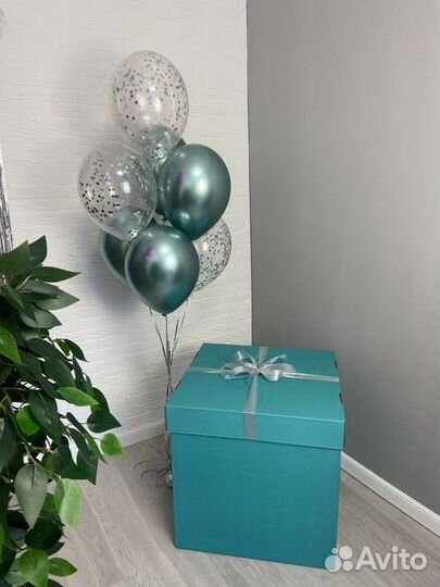Коробка сюрприз с шарами