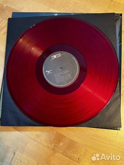 Кино Виктор Цой в Дании красный винил