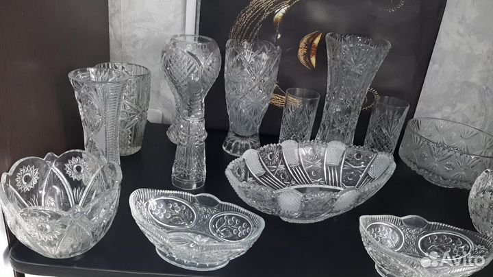 Ваза хрустальная СССР