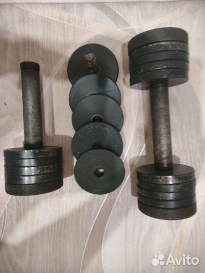 Гантели разборные