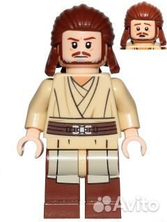 Минифигурка Lego Star Wars Qui-Gon Jinn, without