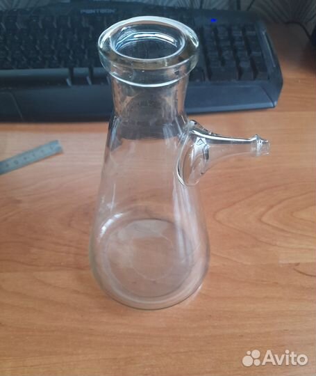 Колба химическая 500 мл с отводом