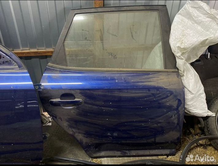 Дверь задняя правая kia ceed 1 универсал синия