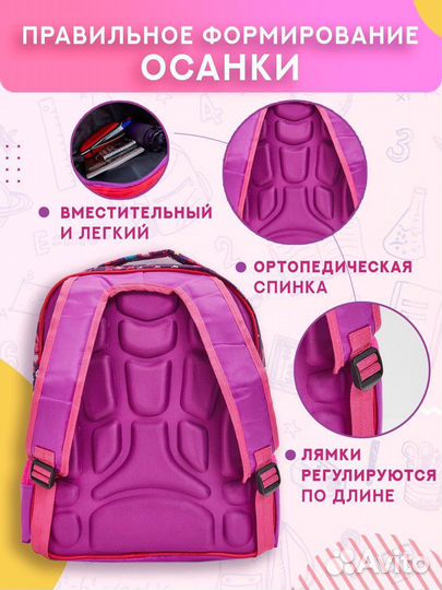 Рюкзак для девочки,новый