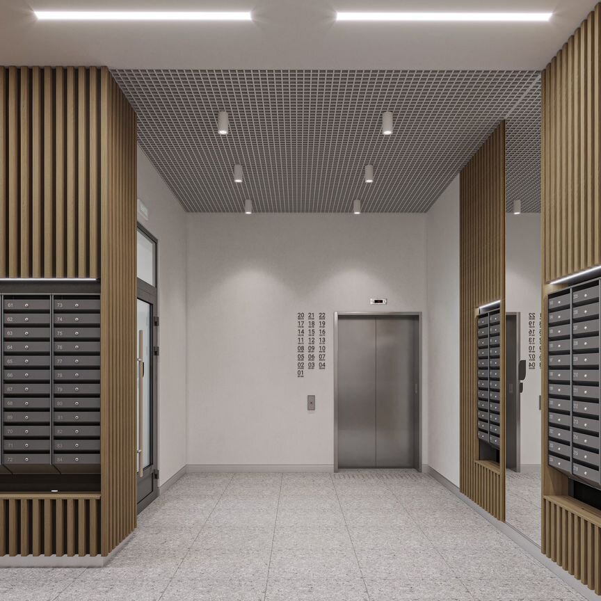 3-к. квартира, 64,3 м², 2/23 эт.