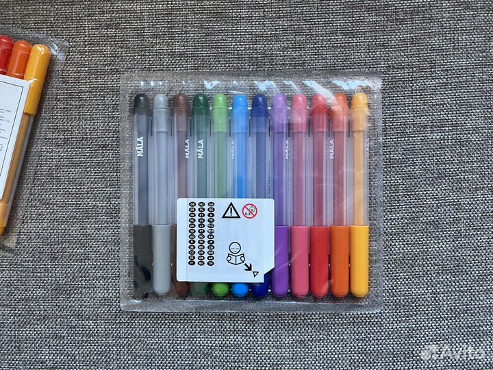Набор фломастеров IKEA mala. 12 шт