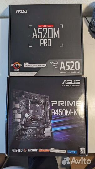 Ryzen 5 5500 + A520m + 16GB + 512GB + кулер