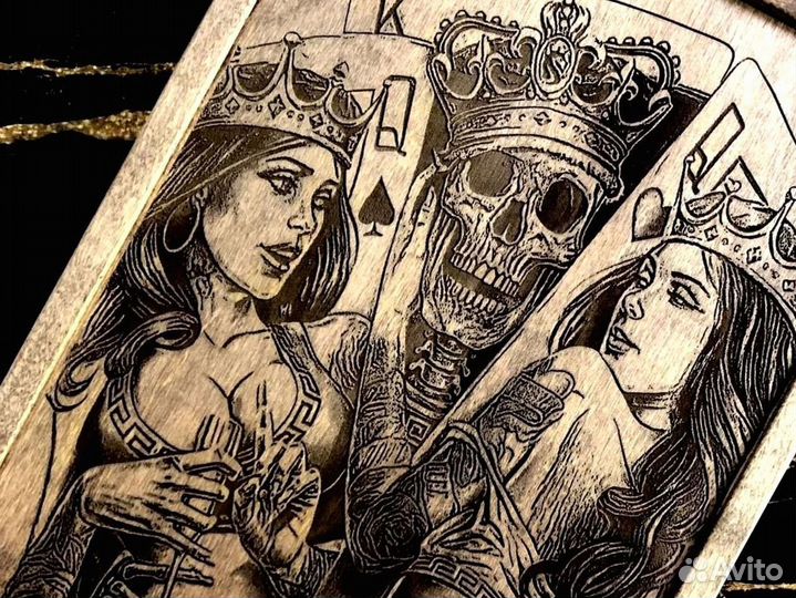 Нарды с индивидуальным рисунком vaso