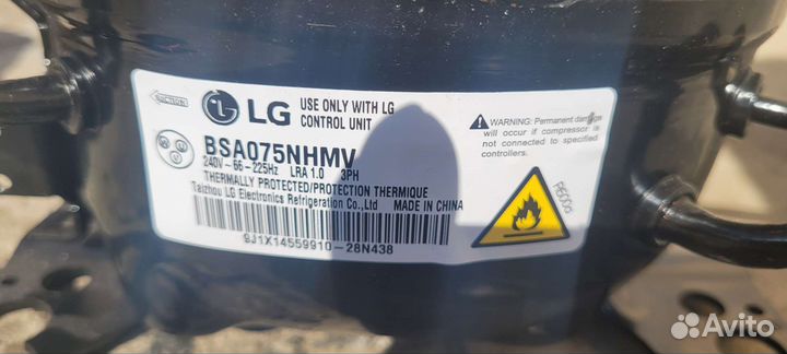 Bsa075nhmv компрессор LG инвертор на холодильник