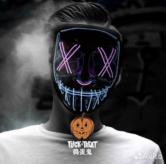 Маска стиль Киберпанк