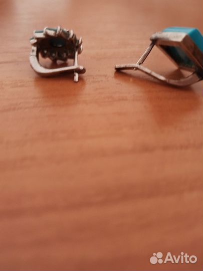 Серёжки бирюза