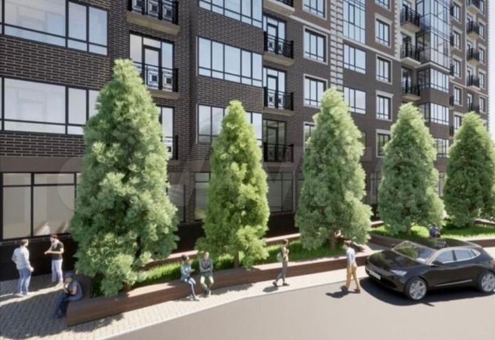 1-к. квартира, 45,6 м², 7/14 эт.