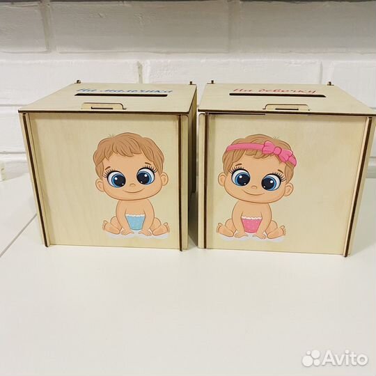 Свадебные коробочки на девочку/мальчика