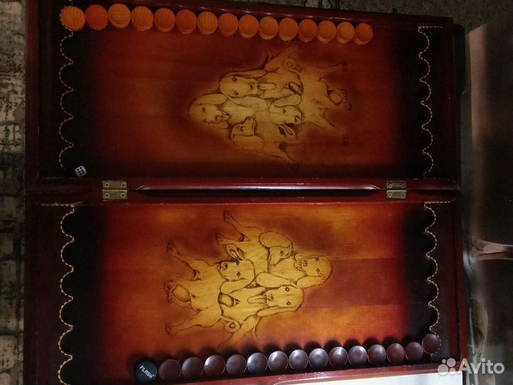 Нардишки резные ручной работы