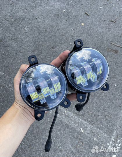 Led туманки priora/газель 50W новые