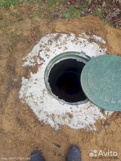 Септик из бетонных колец канализация