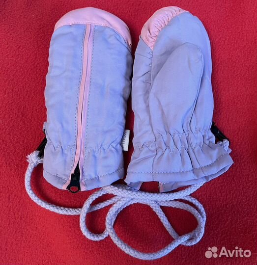 Варежки зимние детские 1 2 года