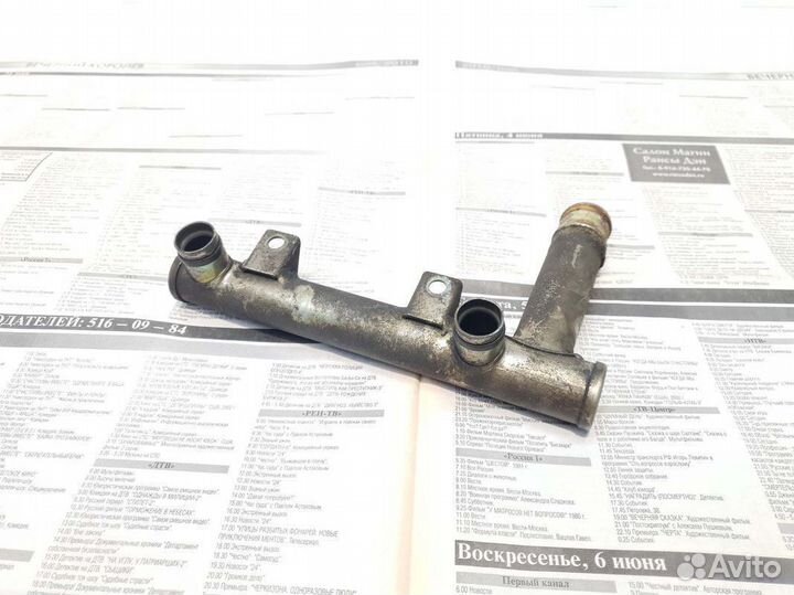 Нижний коллектор охлаждения Kawasaki zzr 400 1993