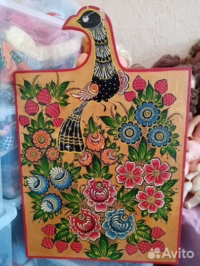 Доска кухонная разделочная советская