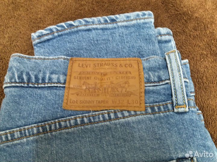 Джинсы мужские levis skinny taper 32/30
