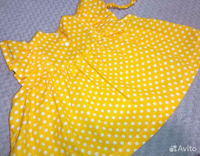 Летний комплект 80 на девочку