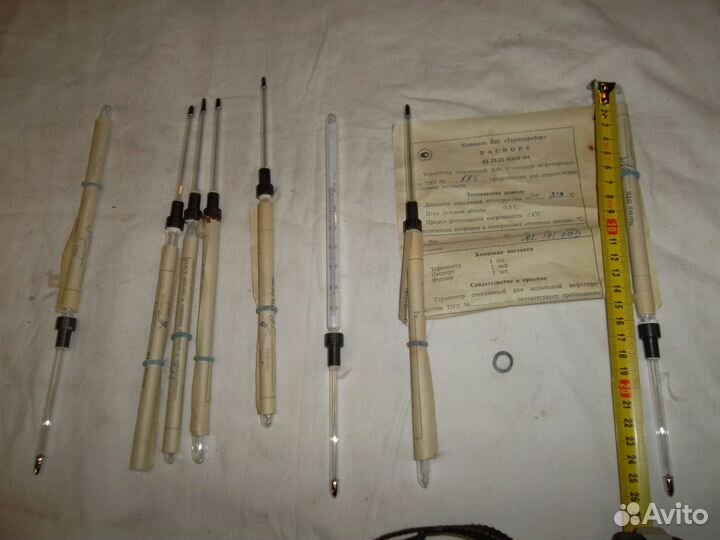 Термометр Ареометр 1977 г