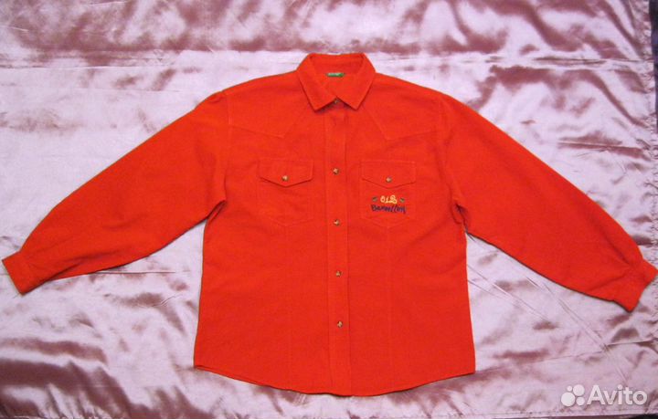 Рубашка вельвет про-во Италия 